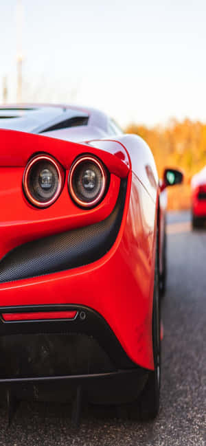 Iphone Xs Max Ferrari Agtergrond — Vivo T5 Pro Muurpapier