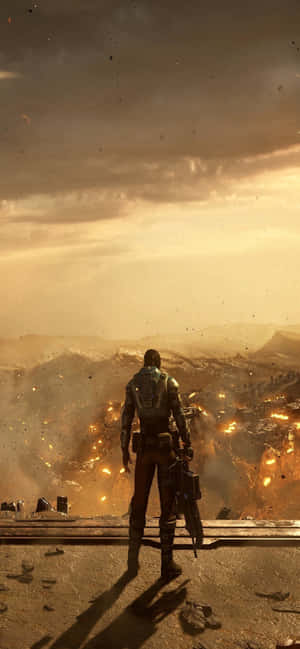 Iphone Xs Max Gears of War 5-agtergrond — iPhone 16e Muurpapier