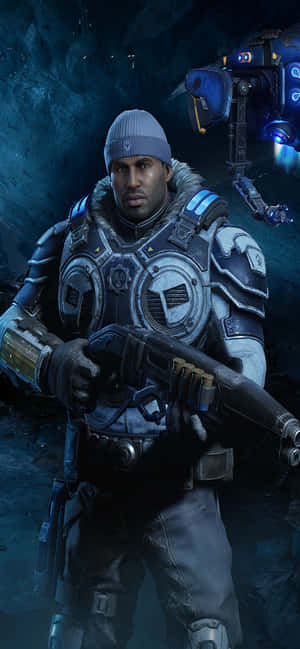 Iphone Xs Max Gears Of War 5 Agtergrond — iPhone 17 Muurpapier