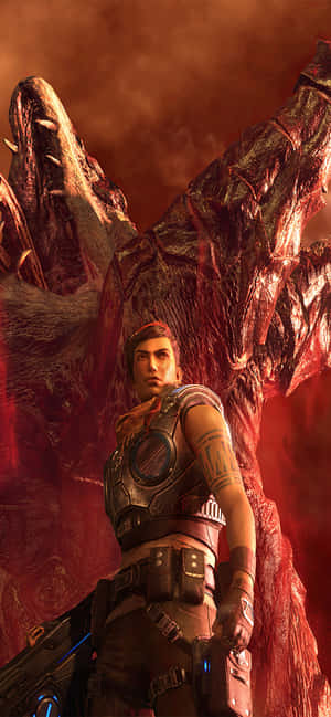 Iphone Xs Max Gears Of War 5 Agtergrond — Honor Play10A Muurpapier