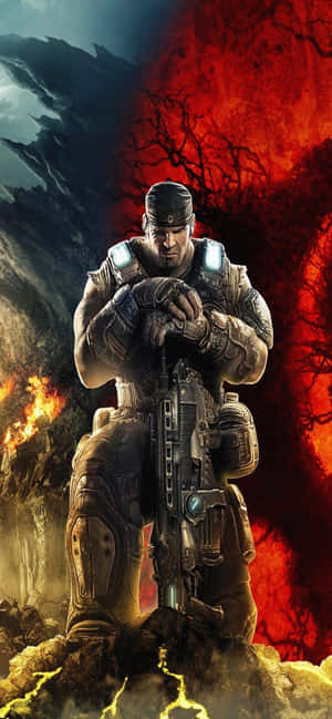 Iphone Xs Max Gears Of War 5 Agtergrond — Xiaomi 18 Pro Max Muurpapier