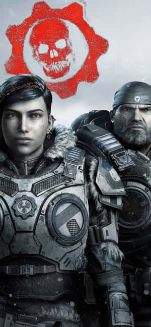 Iphone Xs Max Gears Of War 5 Agtergrond — Honor Play Muurpapier