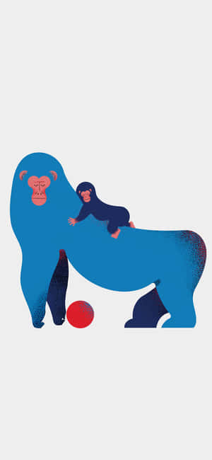 Iphone Xs Max Gorilla Agtergrond — iPhone 16e Muurpapier