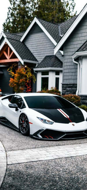 Iphone Xs Max Lamborghini Agtergrond — iPhone Xs Muurpapier