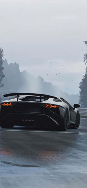 Iphone Xs Max Lamborghini Agtergrond — iPhone 13 Muurpapier