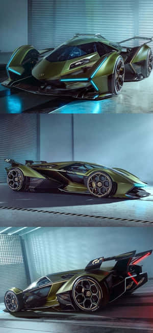 Iphone Xs Max Lamborghini Agtergrond — iPhone 13 Pro Max Muurpapier