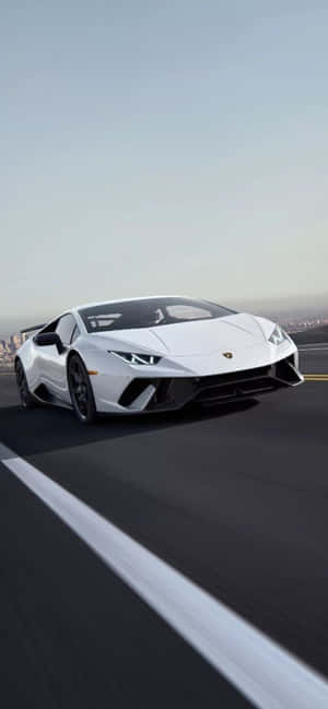 Iphone Xs Max Lamborghini Agtergrond — iPhone 15 Muurpapier