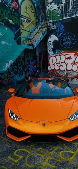 Iphone Xs Max Lamborghini Agtergrond — iPhone 11 Pro Max Muurpapier