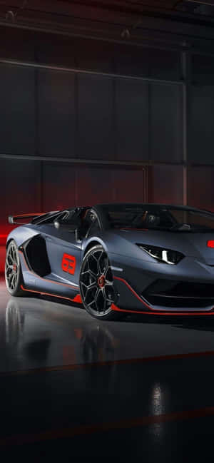 Iphone Xs Max Lamborghini Agtergrond — Tecno Pova Muurpapier