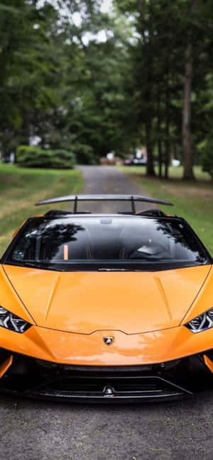 Iphone Xs Max Lamborghini Agtergrond — iPhone 14 Muurpapier