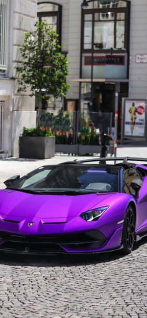 Iphone Xs Max Lamborghini Agtergrond — iPhone 13 Pro Max Muurpapier