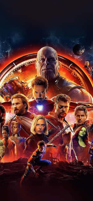 Iphone Xs Max Marvel Agtergrond — Honor X70 Refresh Muurpapier