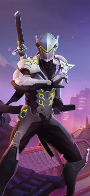 Iphone Xs Max Overwatch Agtergrond — iPhone 16e Muurpapier