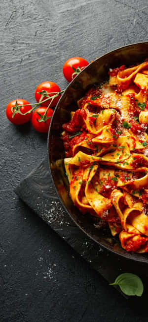 iPhone Xs Pasta Agtergrond — Xiaomi 18 Pro Muurpapier