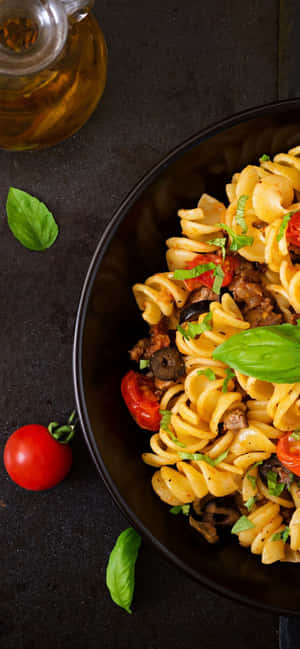 iPhone XS Pasta-agtergrond — Galaxy S26 Ultra Muurpapier