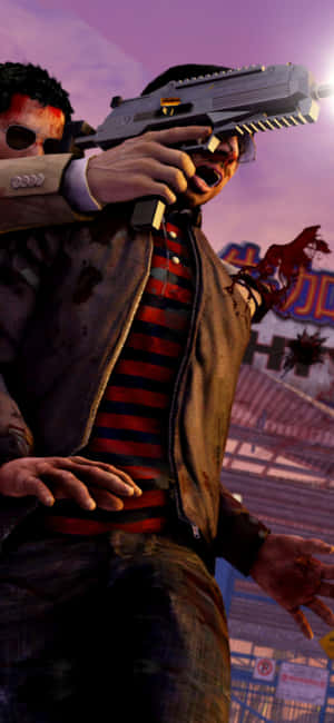 Iphone Xs Sleeping Dogs Agtergrond — Slapende honde Muurpapier
