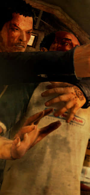 Iphone Xs Sleeping Dogs Agtergrond — Slapende honde Muurpapier
