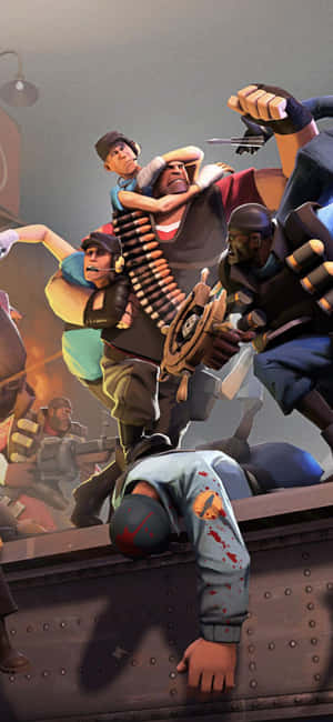 Iphone Xs Team Fortress 2 Agtergrond — Vivo Y Muurpapier