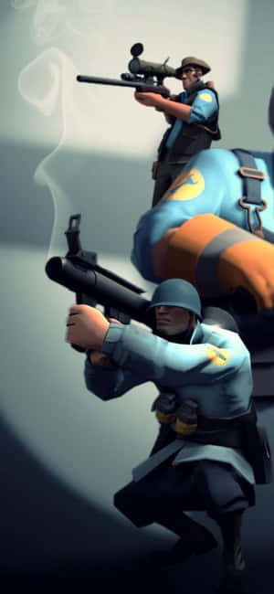 Iphone Xs Team Fortress 2 Agtergrond — Vivo Y60 Muurpapier