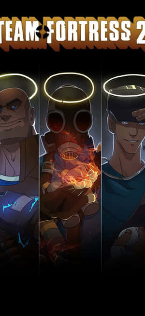 Iphone Xs Team Fortress 2 Agtergrond — Vivo T5e Muurpapier