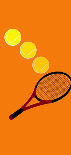 Iphone Xs Tennis Agtergrond — Tecno Pop Muurpapier