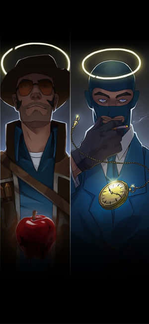 Iphone Xs Tf2-agtergrond — iPhone 12 Pro Muurpapier