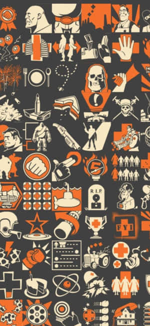 Iphone Xs Tf2 Agtergrond — Nubia A76 Muurpapier