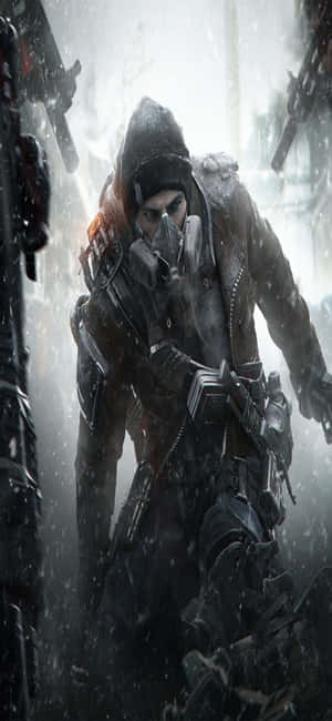 Iphone Xs The Division Agtergrond — iPhone 15 Pro Muurpapier