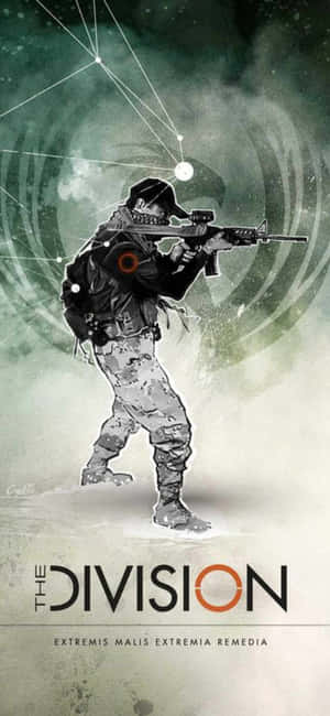 Iphone Xs The Division Agtergrond — iPhone 13 Mini Muurpapier