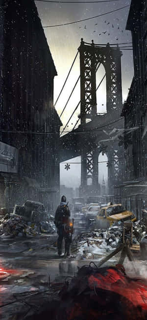 Iphone Xs The Division Agtergrond — OnePlus 15 Muurpapier