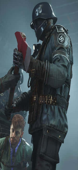 Iphone Xs Wolfenstein Ii Agtergrond — RedMagic 10 Air Muurpapier