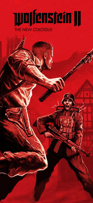Iphone Xs Wolfenstein Ii Agtergrond — Huawei Pura 90s Pro Max Muurpapier