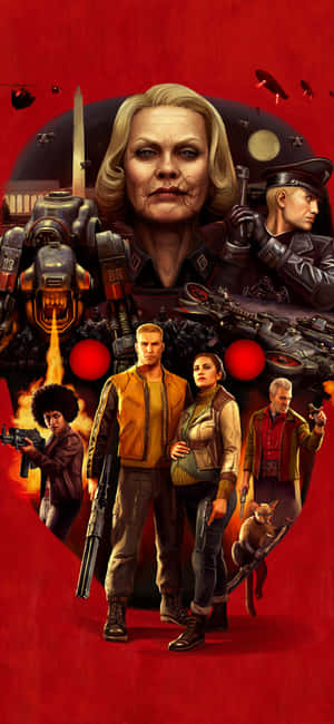 Iphone Xs Wolfenstein Ii Agtergrond — Motorola Edge 70 Plus Muurpapier
