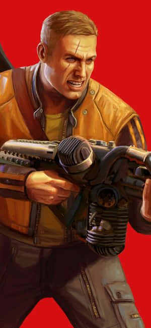 Iphone Xs Wolfenstein Ii Agtergrond — iPhone 18 Pro Max Muurpapier