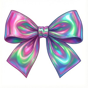 Holografiese haarstriklint met iridiserende kleurverskuiwingseffek. — Motorola Razr 2026 Muurpapier