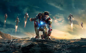Iron Man agtergrond — Iron Man Muurpapier