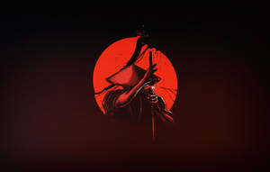 Japanse Samurai Katana Skede — Japannese samoerai Muurpapier