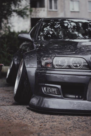 JDM-motors in swart — Jdm Cars Muurpapier