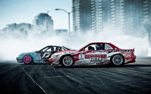 JDM-motors wat dryf — Jdm Cars Muurpapier