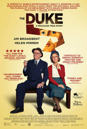 Jim Broadbent The Duke-rolprentplakkaat — Xiaomi Pad Muurpapier