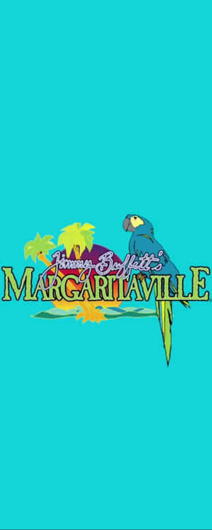 Jimmy Buffett se ikoniese Margaritaville-logo — Motorola Razr Muurpapier