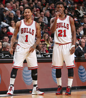 Jimmy Butler Rookie Bulls-agtergrond — Vivo X Fold5 Muurpapier