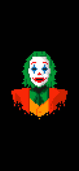 Joker Foon Pixels — iPhone 17e Muurpapier