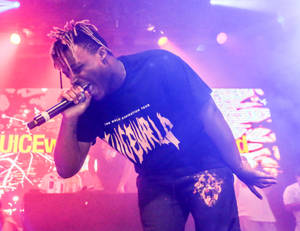 Juice Wrld Op Verhoog 4k — 4K Muurpapier