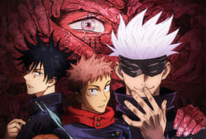 Anime prente — Anime kinders Muurpapier