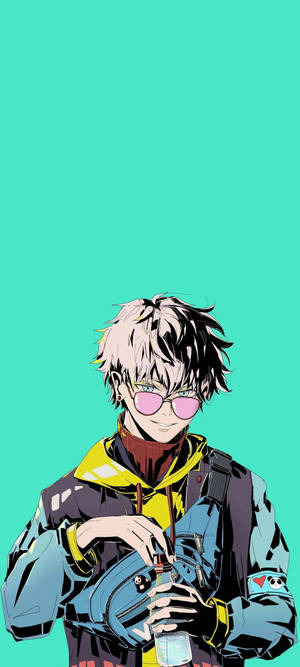Jujutsu Kaisen Gojo Koel Kuns — Pixel 10 Muurpapier