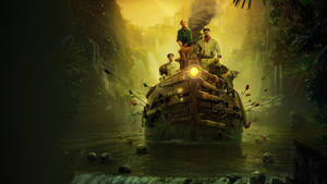 Jungle Cruise Rivierboot Teaser 2021 agtergrond. — iMac Muurpapier