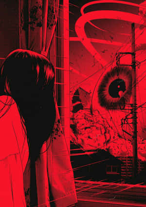 Rooi Anime Estetika — Rooi Anime Muurpapier