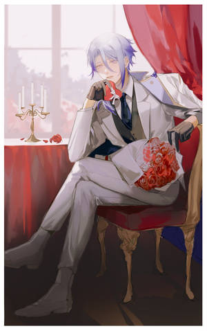 Kamisato Ayato Romantiese Afspraak muurpapier — Redmi Pad 2 9.7 Muurpapier