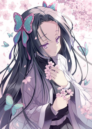 Kanae Kocho Pastelkleurige Kuns agtergrond — IQOO Pad Muurpapier